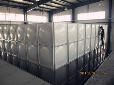 桂林玻璃钢拼装水箱
